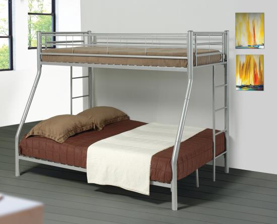 Hayward Twin over Full Bunk Bed Silver