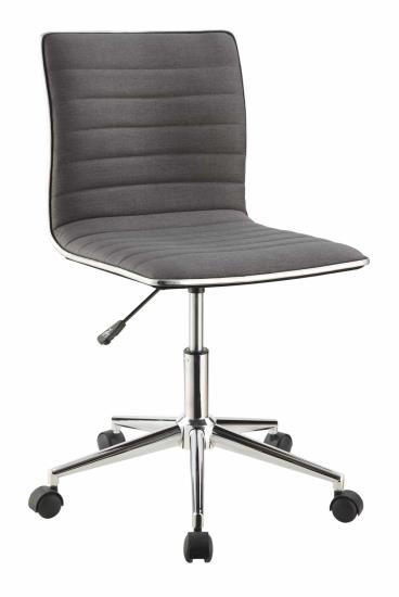 Chryses Adjustable Height Office Chair Grey and Chrome