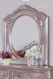 Caroline Framed Mirror Metallic Lilac