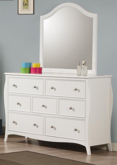 Dominique 7-drawer Dresser White