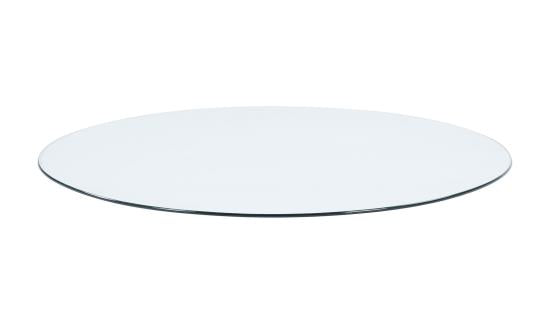 54'' Round Glass Table Top Clear