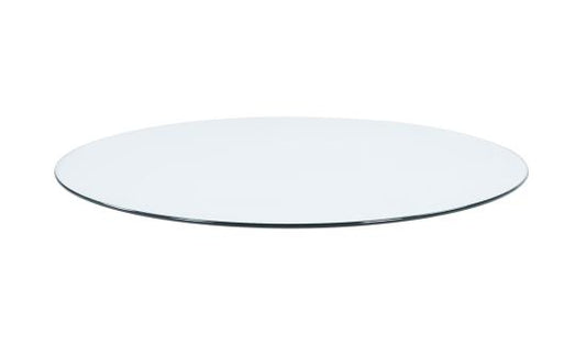 50'' Round Glass Table Top Clear