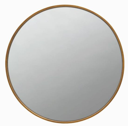 O'malley Round Mirror Brass