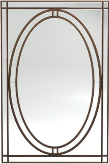 Beveled Edge Wall Mirror Silver