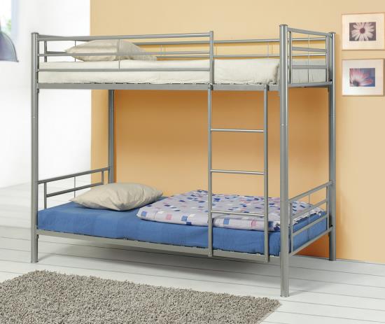 Hayward Twin over Twin Bunk Bed Silver