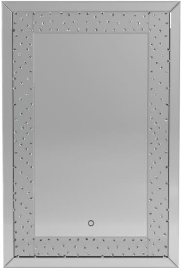 LED Lighting Frame Mirror Silver