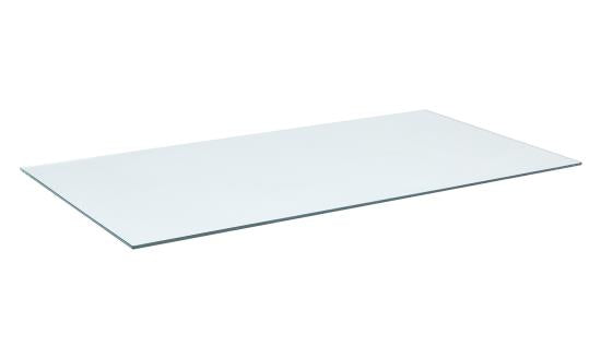 Rectangular Glass Table Top Clear