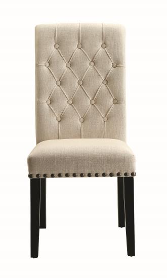 Mapleton Tufted Back Upholstered Side Chairs Beige (Set of 2)