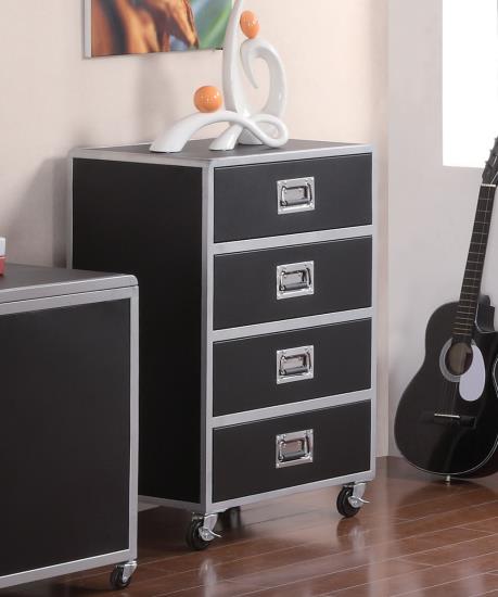 LeClair 4-drawer Chest Black