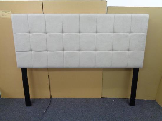 Fairfield Twin Upholstered Panel Bed Beige
