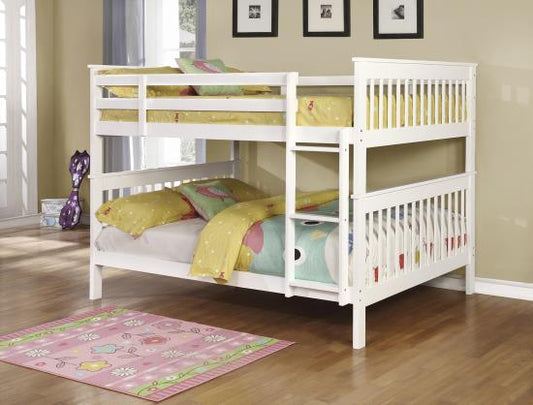 Chapman Full over Full Bunk Bed White