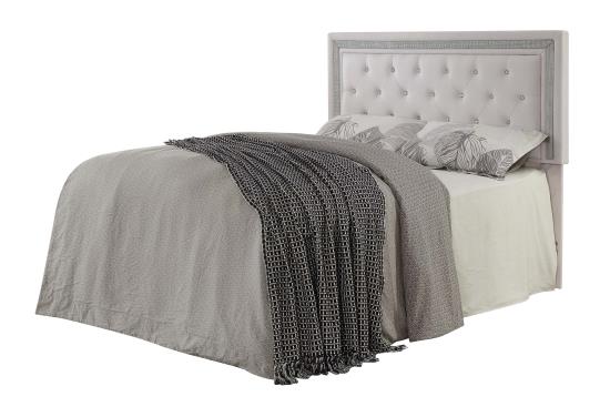 Andenne Queen/Full Tufted Upholstered Headboard White