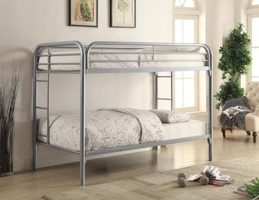 Morgan Twin over Twin Bunk Bed Silver