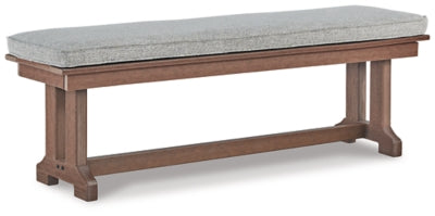 Emmeline Outdoor Dining Bench with Cushion