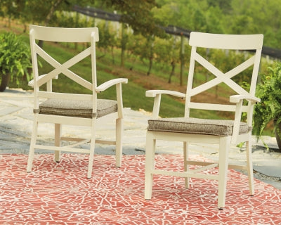 Preston Bay Arm Chair with Cushion (Set of 2)