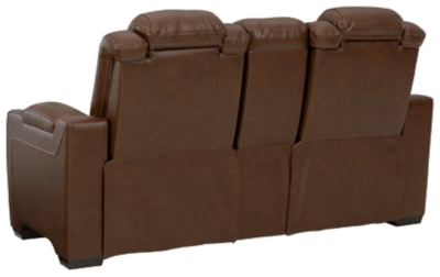 Backtrack Power Reclining Loveseat with Console