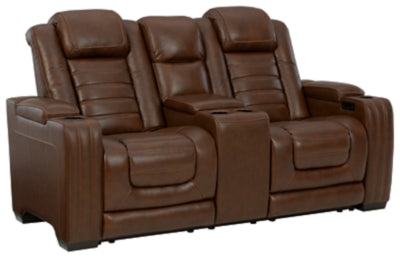 Backtrack Power Reclining Loveseat with Console