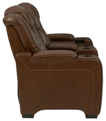 Backtrack Power Reclining Loveseat with Console