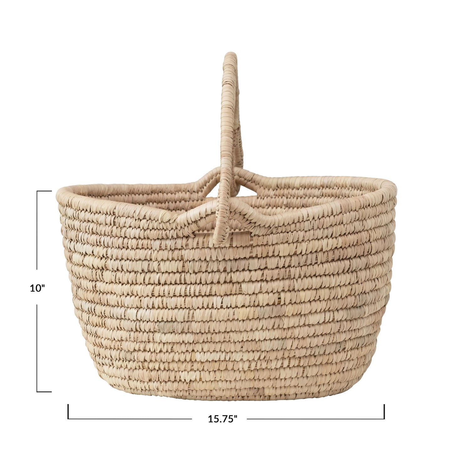 Naples Woven Basket with Handle